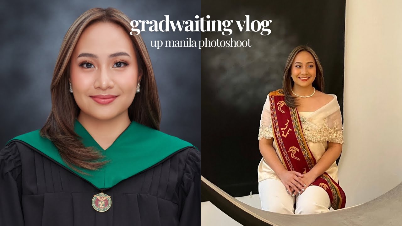 VLOG: Graduation Pictorial 🎓♥️ *makeup look inspo and behind-the-scenes* (Philippines)