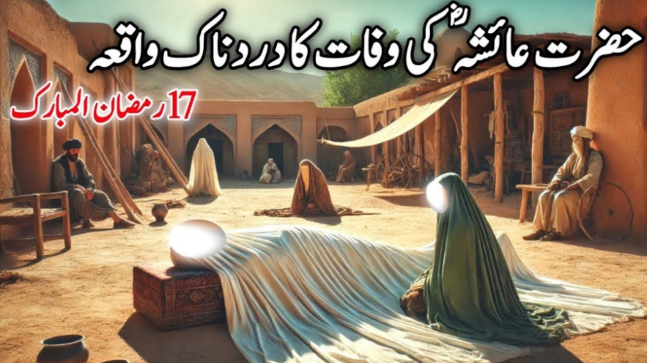 17 Ramadan Hazrat Ayesha RA ki wafat ka Dardhara waqia  | Muhammad ﷺ ki Biwi 