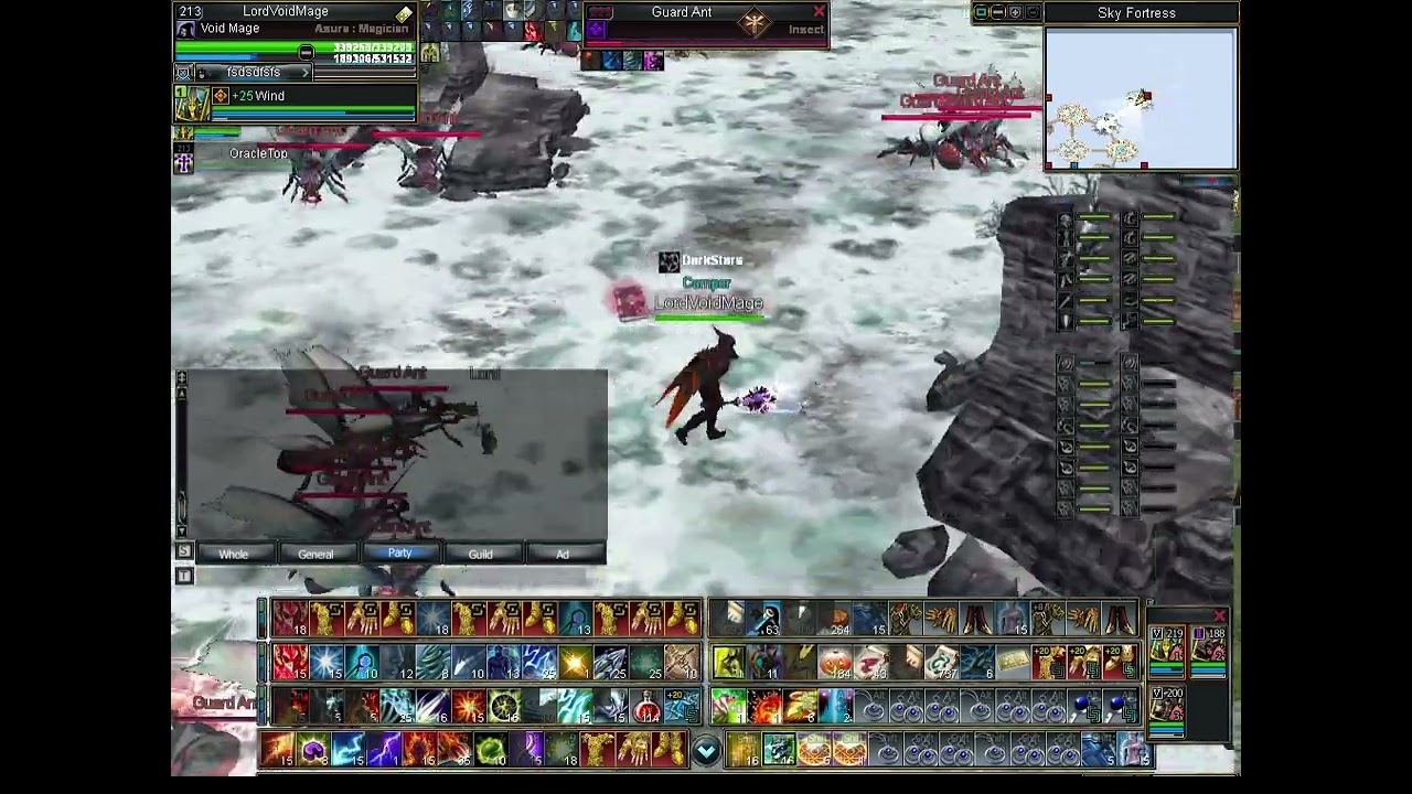 Rappelz- Void Mage Solo Sky Fortress