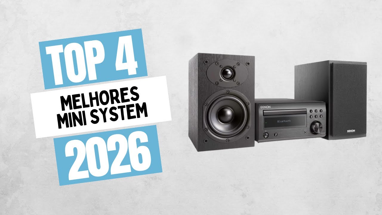 Os 4 Melhores Mini System para comprar em 2026