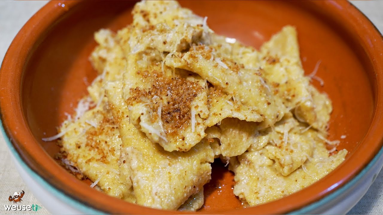 461 - Strapponi all'agliata...pasta all'uovo prelibata! (pasta fresca fatta in casa tipica toscana)