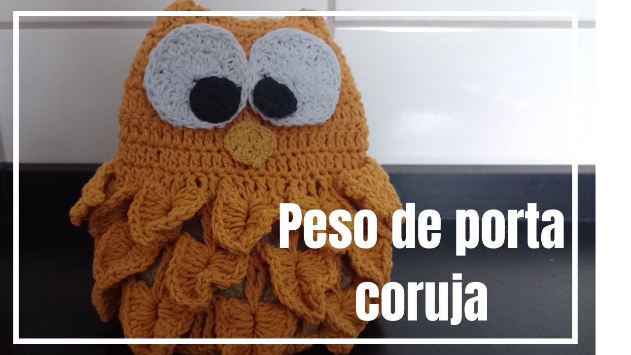 Peso de Porta Coruja acordada  Fácil e rápido - PARTE 1