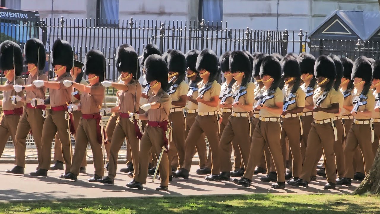 Full Trooping The Colour Rehearsals