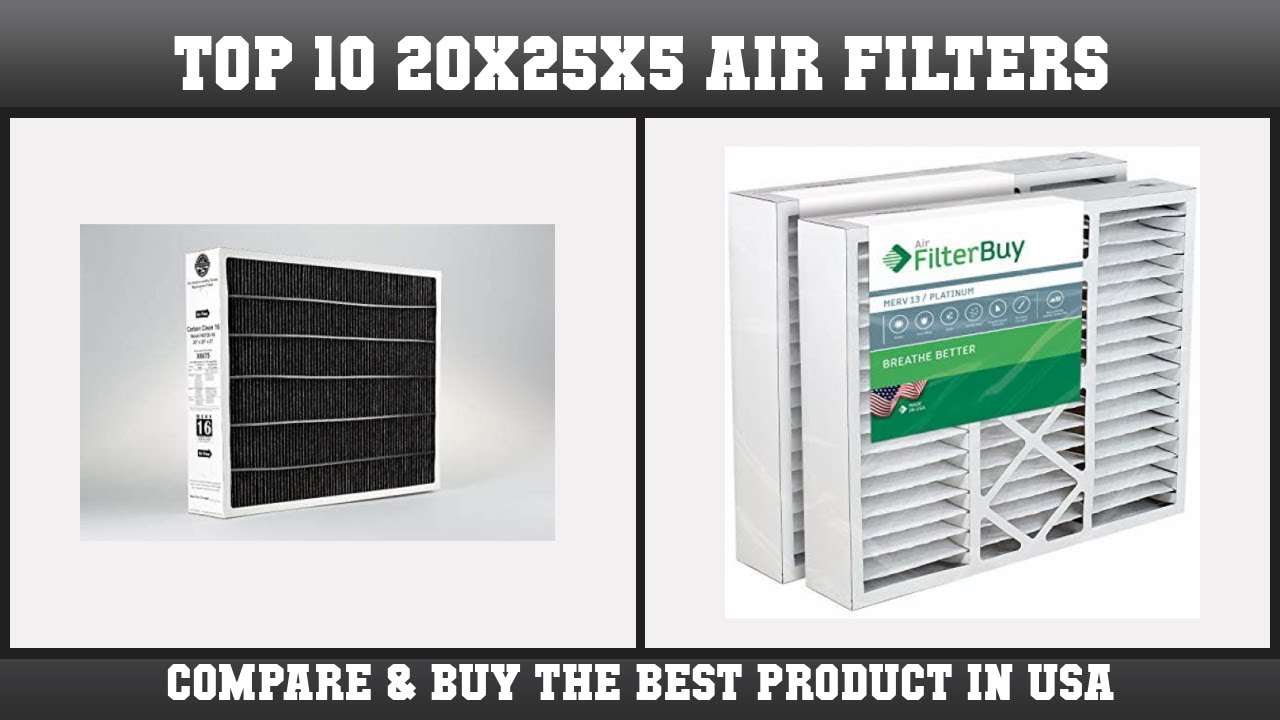 Top 10 20x25x5 Air Filters to buy in USA | Price & Review