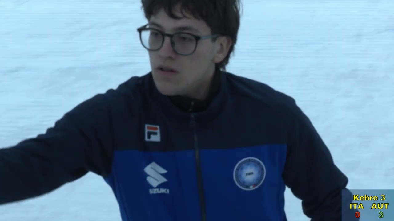 Eisstock EM 26, Qualifikation 2 Jugend U19, Italien : Österreich