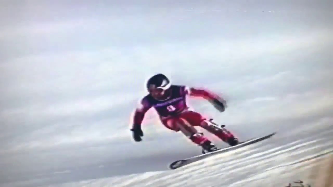 Vintage Alpine Snowboard Racing Mark Fawcett