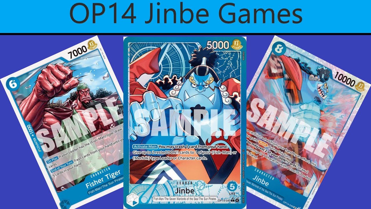 OnePieceTCG: OP14 Jinbe vs doffy, mihawk