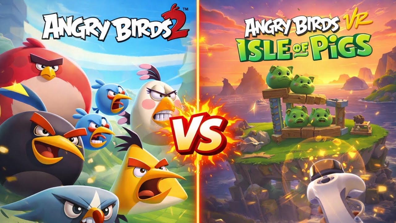 Angry Birds Mobile vs VR - Which is Better?