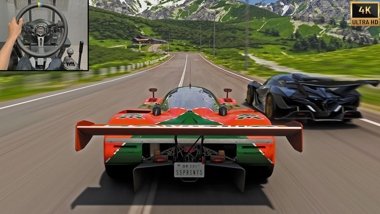 Legendary Mazda 787B (760 HP) VS Apollo IE | Forza Horizon 6 Steering Wheel