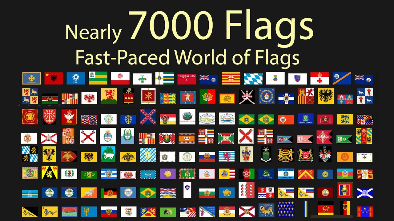 Nearly 7000 Flags in less than 8 Minutes – Fast-Paced World of Flags!