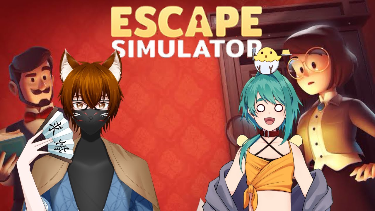 #EscapeSimulator ＃４-２ #脱出シミュレーター ＳＫＹおにぃとコラボ～(・ω・)/四回目 #新人vtuber #コラボ配信 #ひよプリライブ #男の娘 #協力プレイ #コラボ #脱出