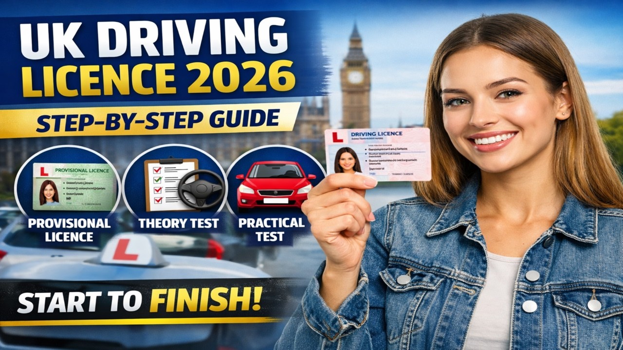 UK Driving Licence 2026 &mdash; Full Process Explained for New Drivers