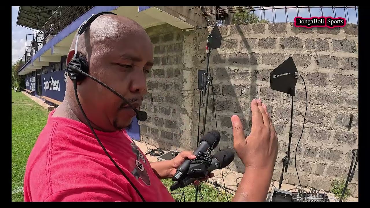 Audio production engineering during a live Tv production. Communication channels and sound clerity.