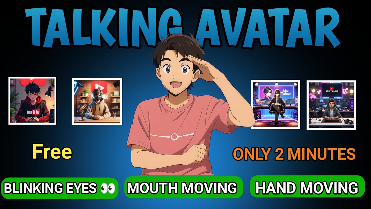 Create a PROFESSIONAL Talking Avatar for Faceless YouTube Channel | Mobile Only (AI + Manual) 👀👄🙌