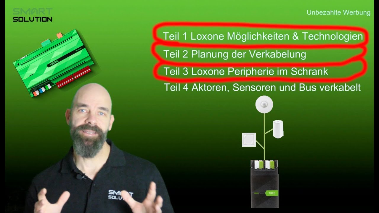 Wie wird Loxone richtig verkabelt. Teil3