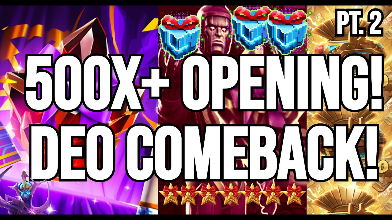 DEO COMEBACK! 500X+ 2024 SUPERIOR BANQUET BUFFED Crystal Opening! CONTROVERSIAL PART 2 SEQUEL - MCOC