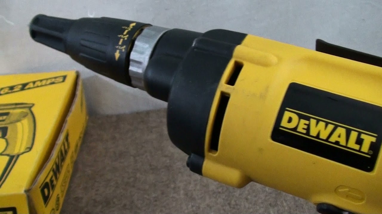 Dewalt DW257 Deck/Drywall Screw Gun  **Demo**