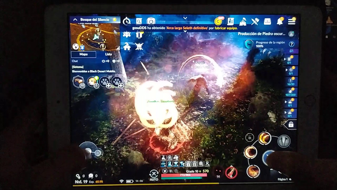 IPad 10.2 7th Gen - Black Desert Mobile gaming test