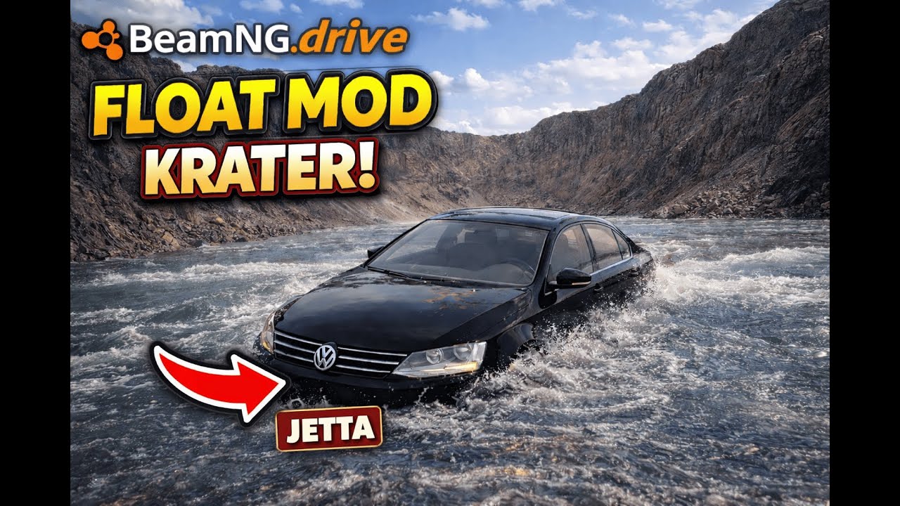 Krater doluyor… JETTA kurtulabilecek mi?|BeamNG Drive Extreme Gameplay
