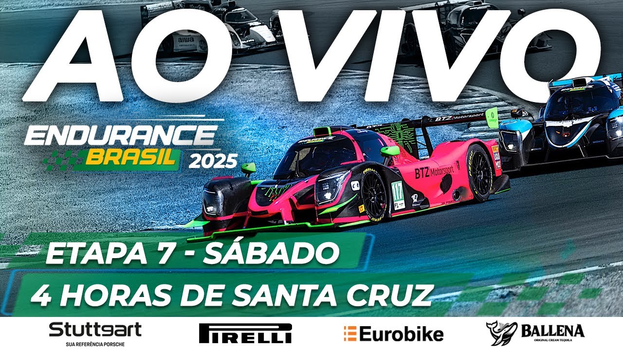 Endurance Brasil 2025 – 7ª Etapa em Santa Cruz do Sul - 4 Horas de emoção AO VIVO!