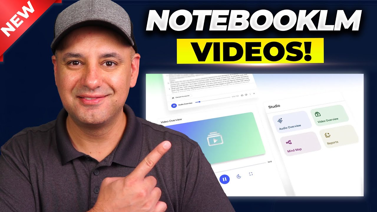 NotebookLM от Google теперь может создавать видео!