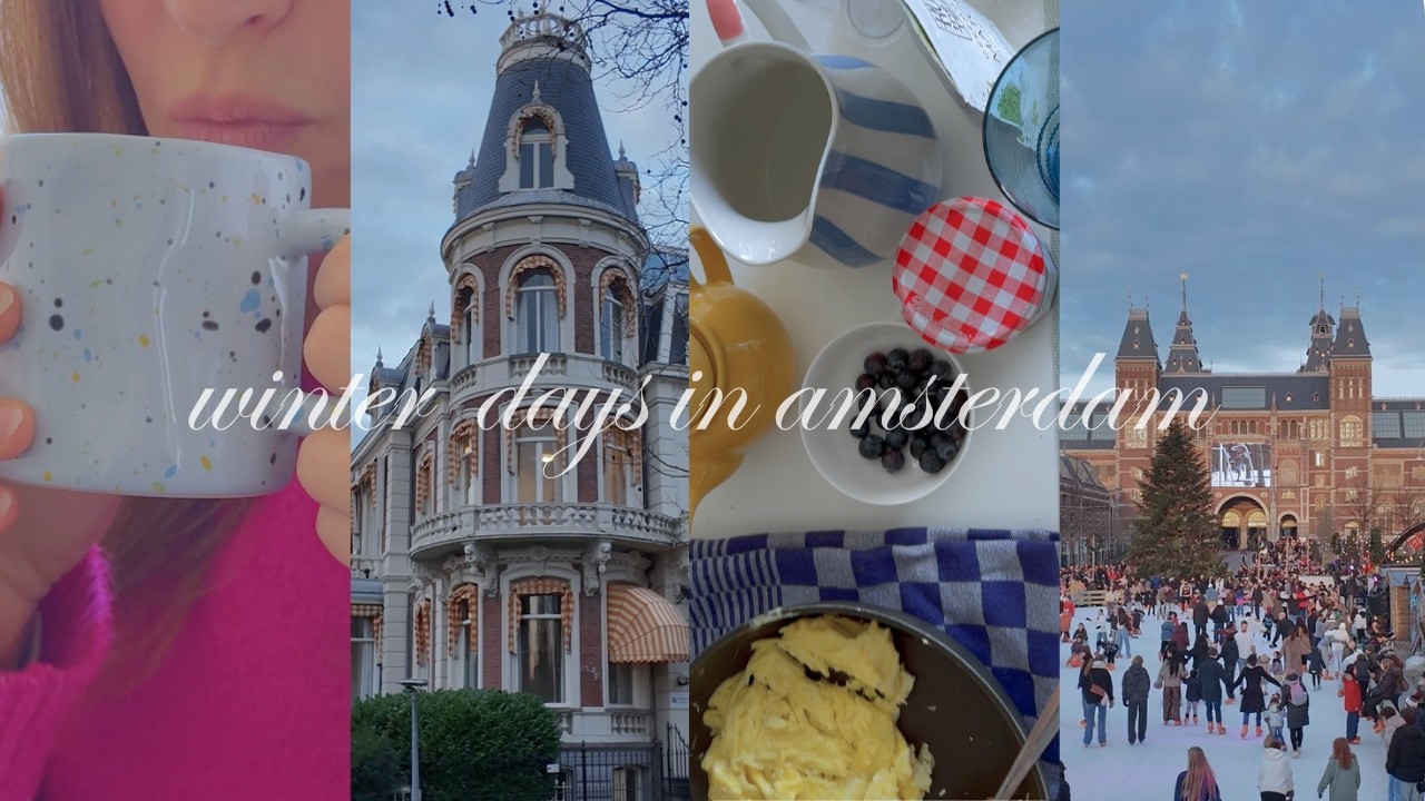 a cozy week in amsterdam | bookshops, museums, cooking & baking at home