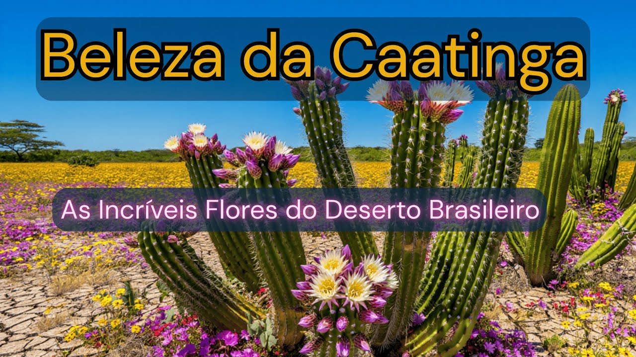 Flores do Deserto Brasileiro: Beleza da Caatinga - O Incr&iacute;vel Sert&atilde;o Florido