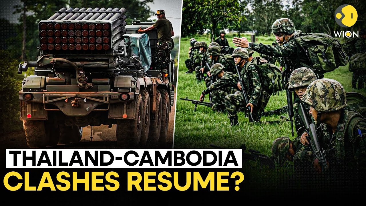 Thailand-Cambodia Clash LIVE: Ceasefire Collapses? Border Conflict Begins Again? | War LIVE