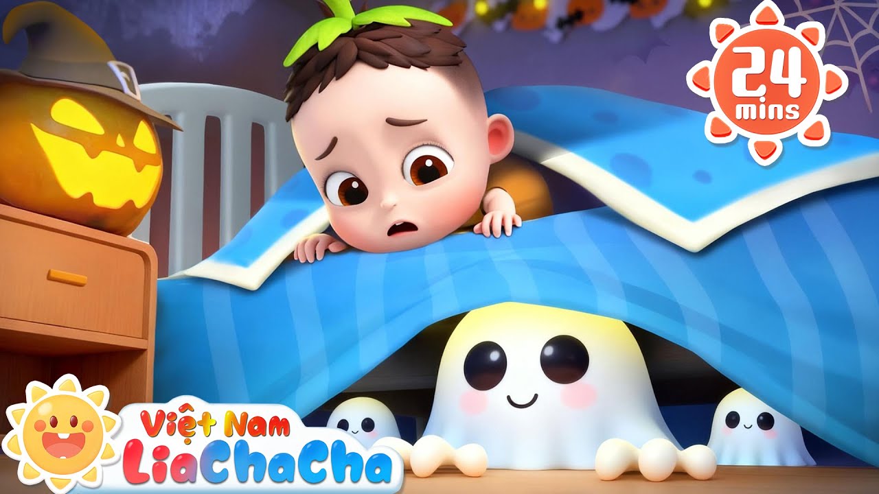 🥱Những em bé ngủ ngay ngắn trên giường 👻 Em bé Hallowwen | LiaChaCha - Ca Nhạc Thiếu Nhi Việt Nam