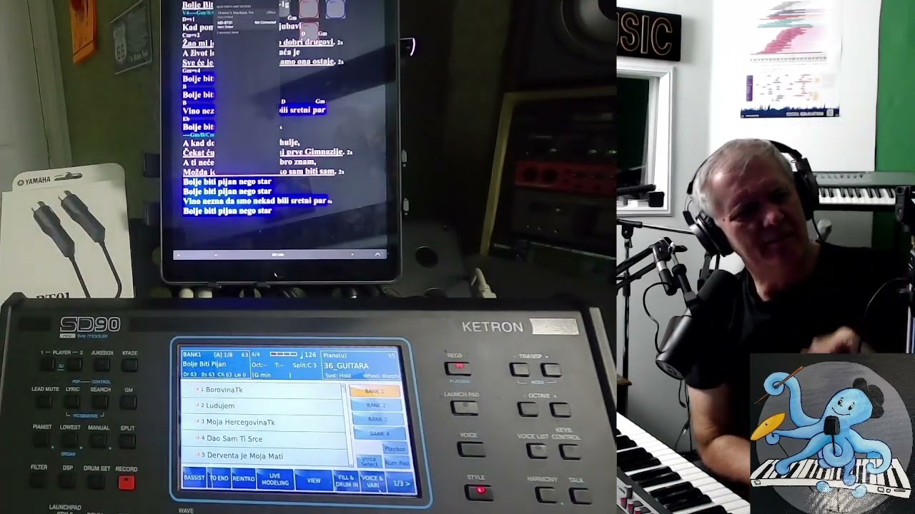 SongBook   Pjesmarica   Klavijature   iPad konekcija