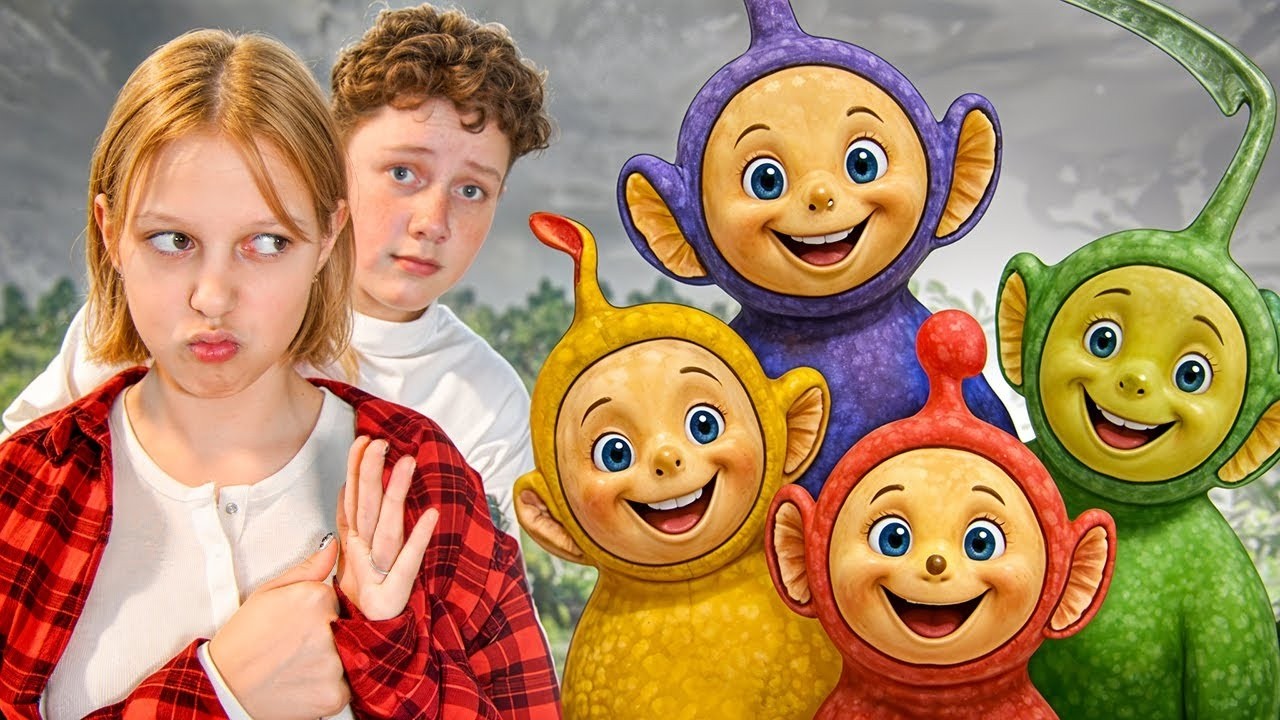 Тинки Уинки в къщата на Амелка! Той открадна приятелката на Амелка! Tinky Winky