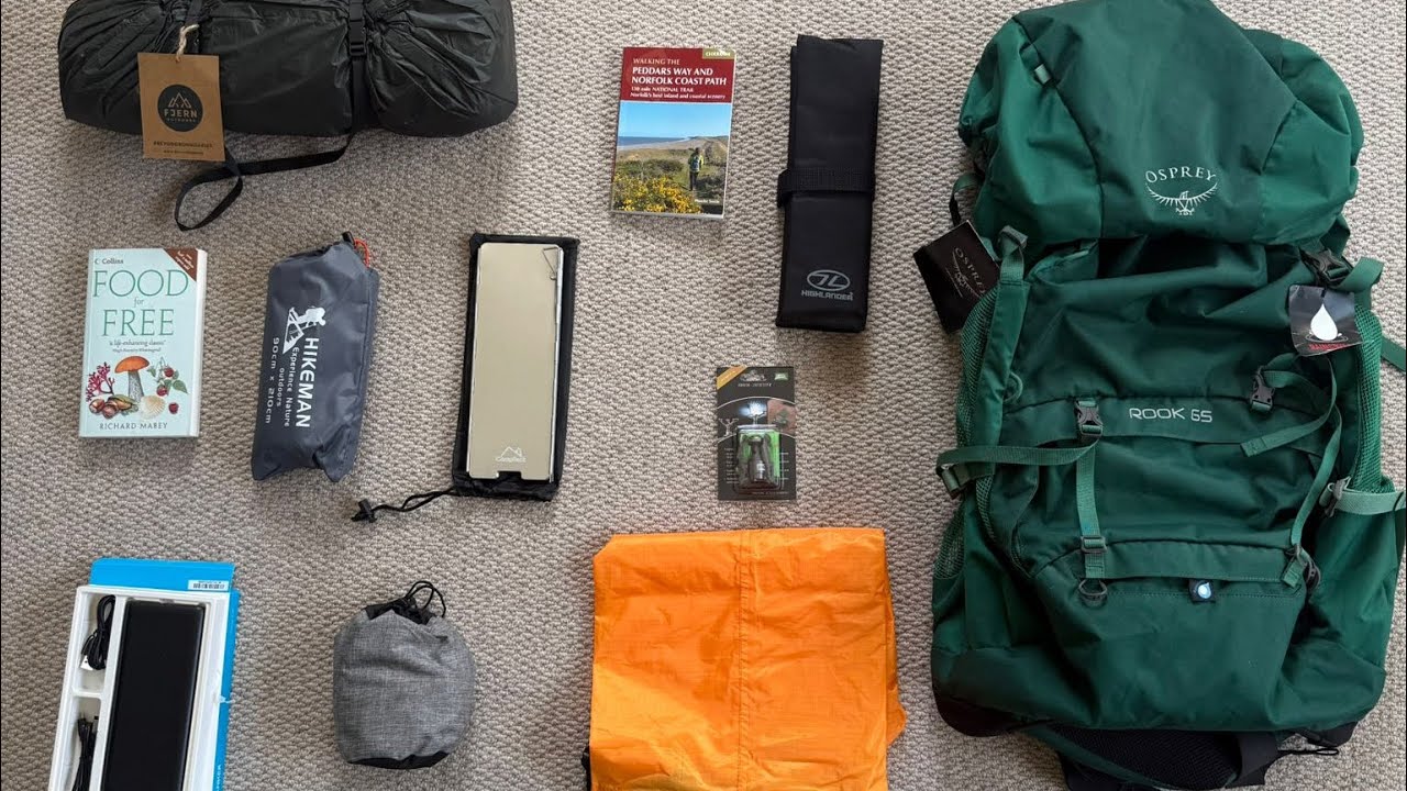 Wild camping gear unboxing 
