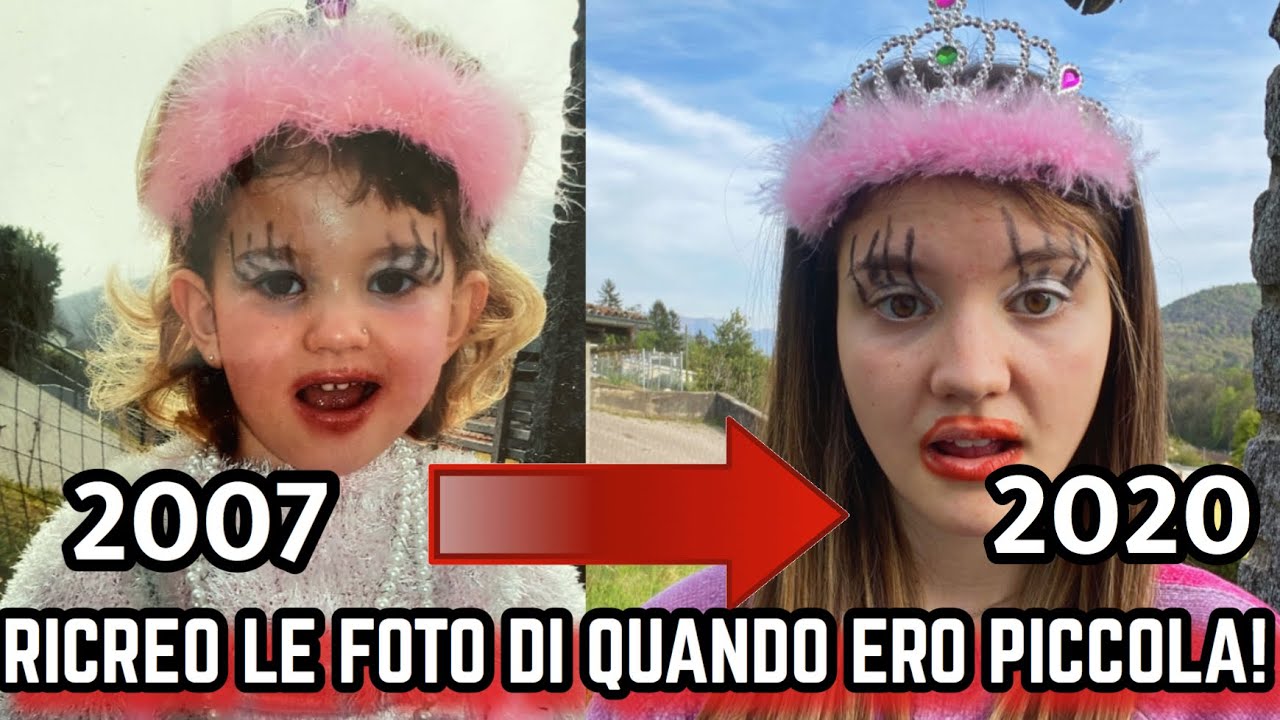 RICREO LE FOTO DI QUANDO ERO PICCOLA! *imbarazzante* ♕