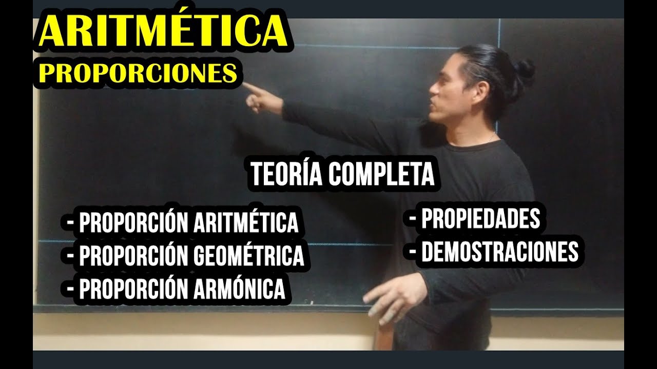 Aritmética | Proporciones | Teoría Completa