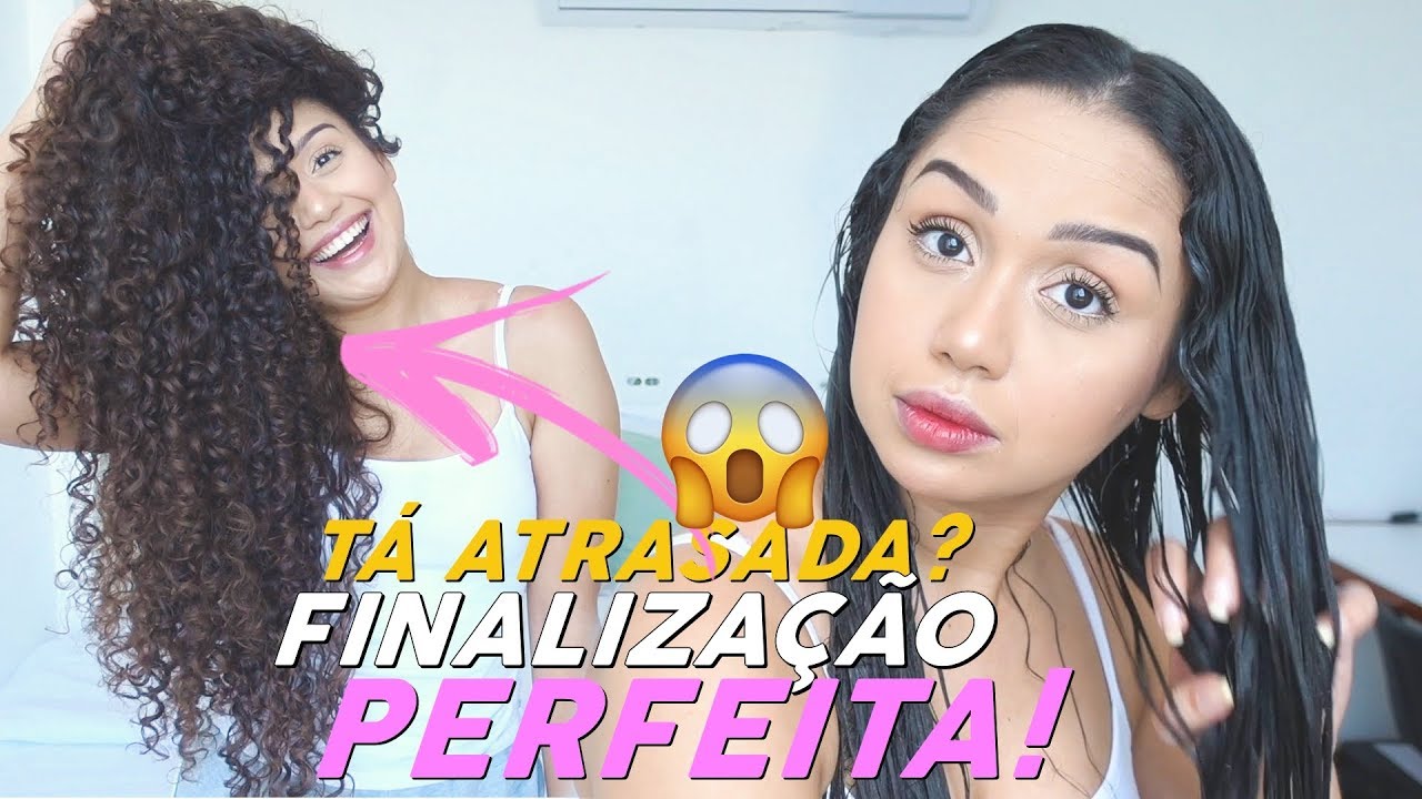 COMO ESTOU FINALIZANDO O MEU CABELO CACHEADO ATUALMENTE!! FÁCIL E RÁPIDO 😱😱🔥🔥👩🏻‍🦱