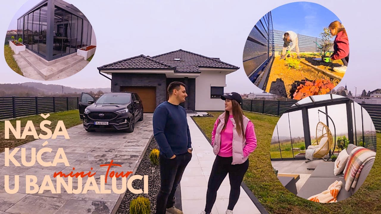 Naša kuća u Banjaluci 🏡 sredili smo dvorište o kom smo maštali,Beba ide kući 👶