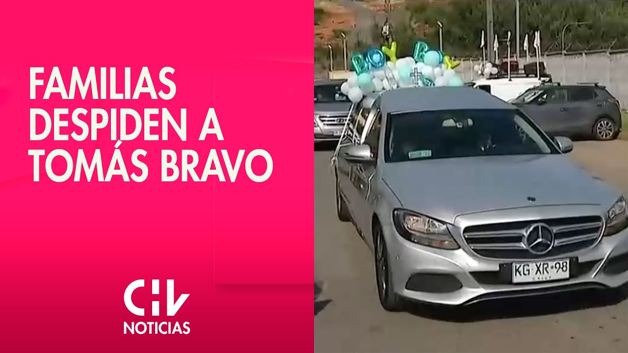 Gran caravana despide al pequeño Tomás Bravo: Asistentes piden justicia