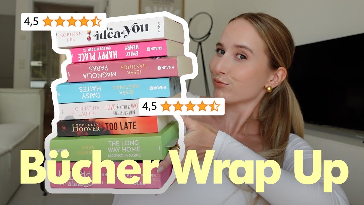 BOOK REVIEW 2024: 5 STERNE BÜCHER ⭐️, Jahreshighlights & Enttäuschungen - Marie Inspire