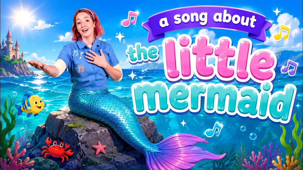 Find My Voice 🧜&zwj;♀️🎵 | The Little Mermaid Song for Kids