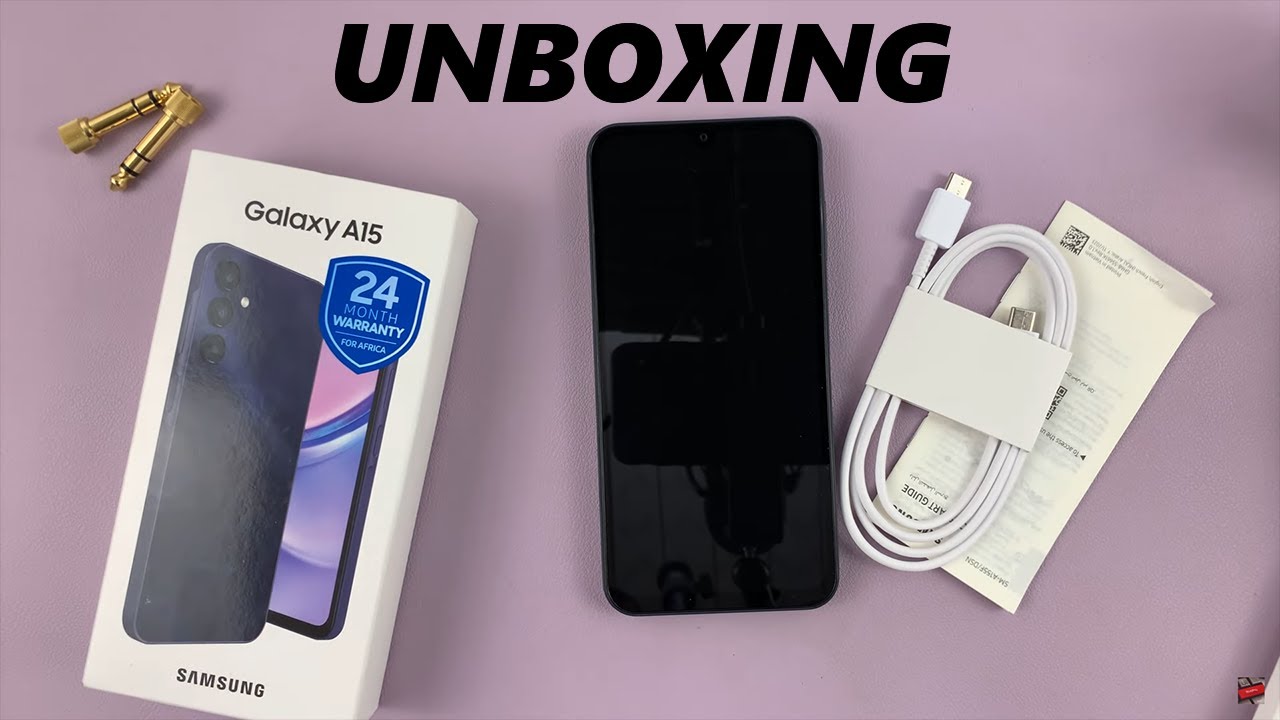 Samsung Galaxy A15 Unboxing