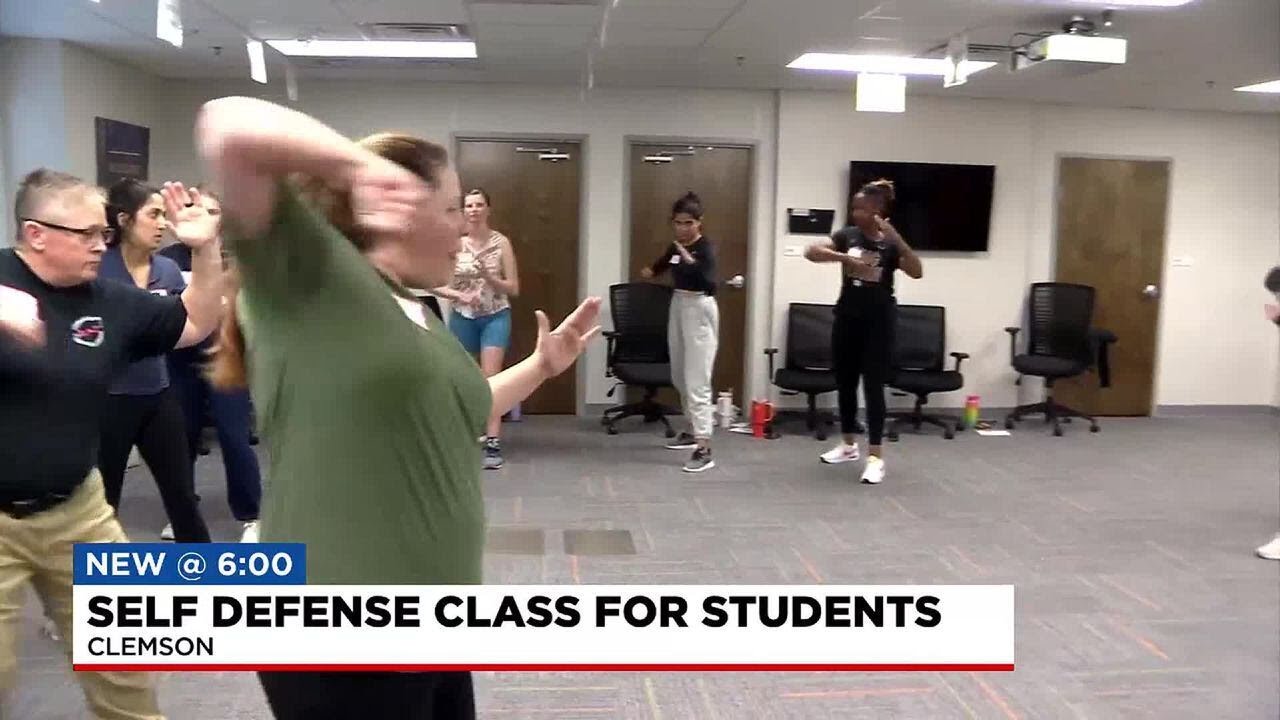 Self-defense class for Clemson students