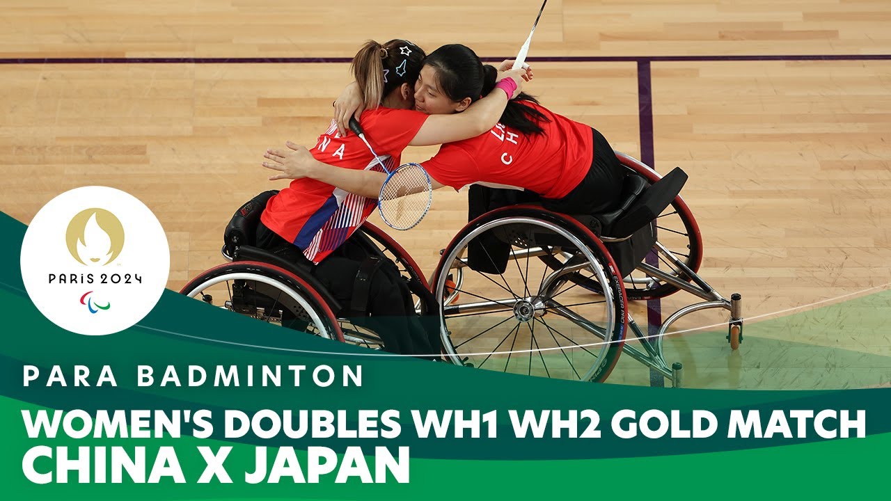 CHINA 🇨🇳 X 🇯🇵 JAPAN - Women's Doubles WH1 WH2 Gold Match | Para Badminton - Paris 2024 Paralympics