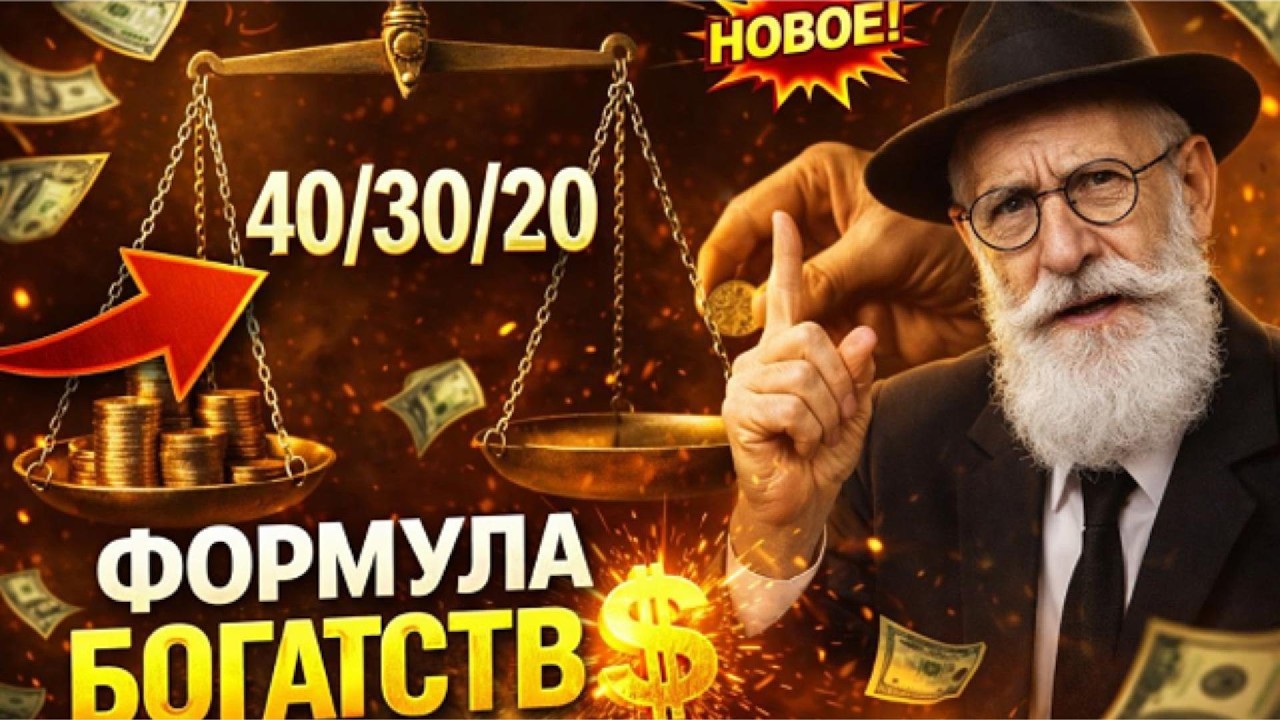 Это скрывают от людей! 40/30/20 — формула богатой жизни.