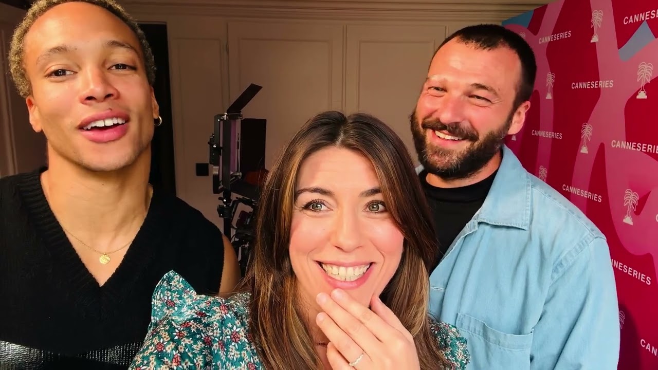 Avec Thibaud &Eacute;vrard et Corentin Fila pour la saison 2 d'Escort Boys