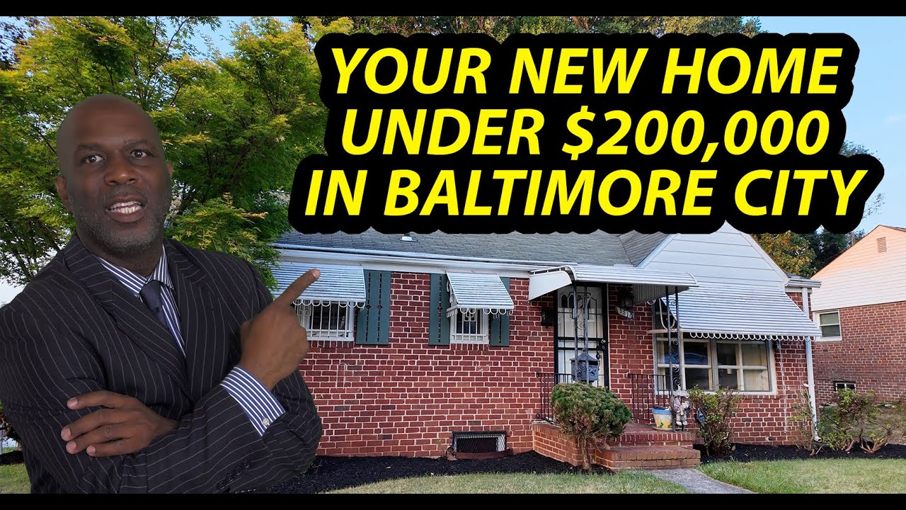 How to buy a home in Baltimore Maryland for under $200,000 if you don't know your way around?