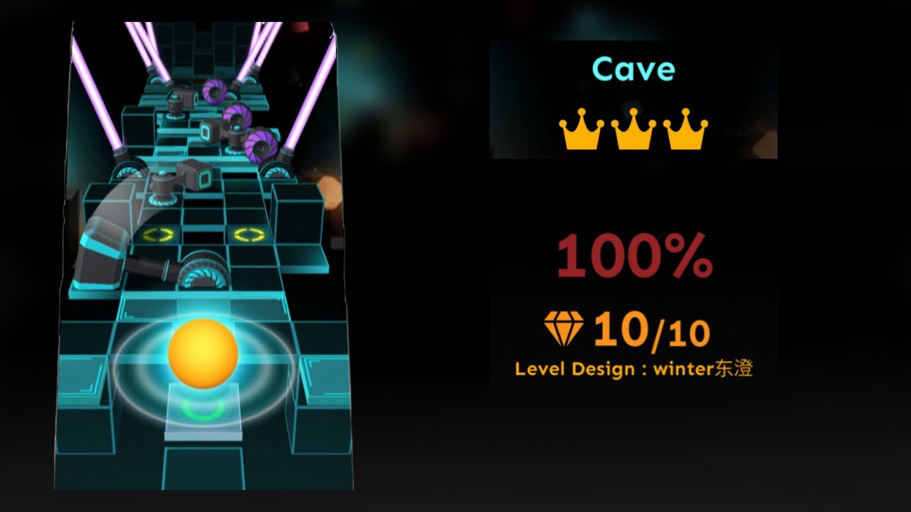 Rolling Sky - Cave (Official Fanmade Level)
