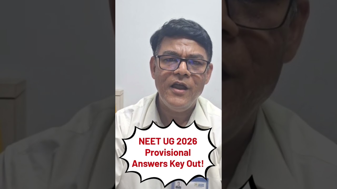 NEET 2026 Answer Key Out! NTA Latest Update #neet2026 #ntalatestnewstoday #ntaupdate