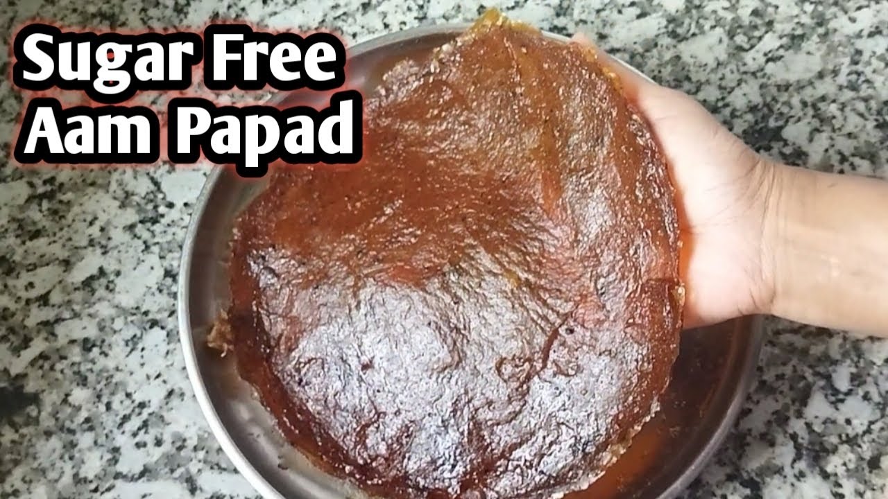 Sugar Free Aam Papad Homemade| Aam Papar recipe @BONNAFOODS