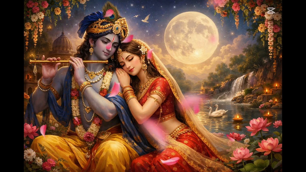 Radha Radha Jap – Krishna Flute Meditation | Divine Radha Chant