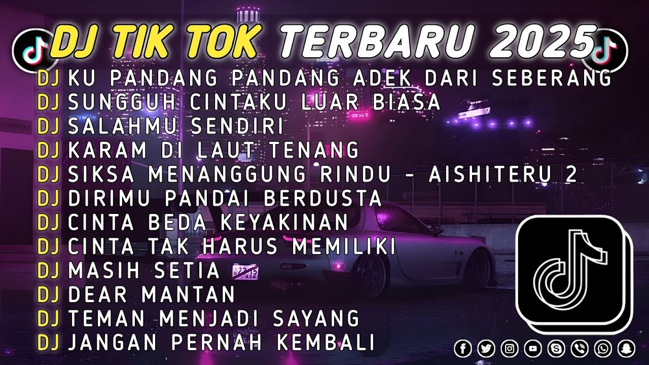 DJ TIKTOK TERBARU 2025 || DJ CINTA DARI SEBERANG 🎵 DJ SUNGGUH CINTAKU LUAR BIASA 🎵 FULL ALBUM❗❗